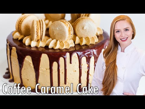 Coffee Caramel Cake with Chocolate Ganache Coffee Caramel Cake with Chocolate Ganache
