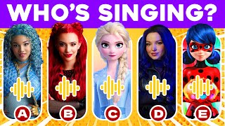 🎤🎶 Descendants VS Disney Princess 👸 Disney Quiz Battle! | Flash Quiz