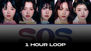 [1 HOUR] FIFTY FIFTY SOS (Miami Bass Ver.) Lyrics (Color Coded Lyrics)