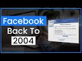 Facebook Back To 2004 with Next.js and Tailwind CSS