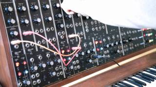 Moog Modular System Manufactured in 1969 Demo