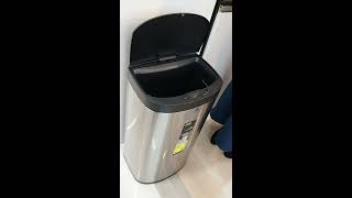 ゴミ箱 ダストボックス EKO ドラセンサービン  EK9267 35L シルバー  DARA SENSOR BIN