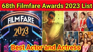 68th Filmfare Awards 2023 Winner List | 68th Filmfare Awards 2023 | 68th Filmfare Awards | Movies