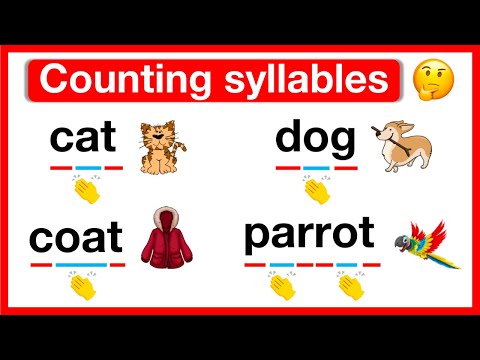 Is dog a 2 syllable word?