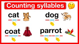 How to count syllables? 🤔 | What are syllables? | Breaking down words