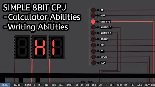 I designed my OWN 8BIT CPU (FULL EXPLANATION)