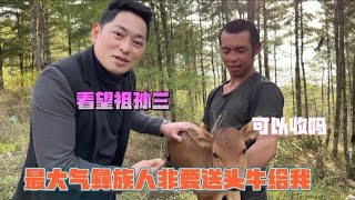 阿龙见到祖孙三完全大变样，妈妈也找回来了，大哥豪气送我一头牛