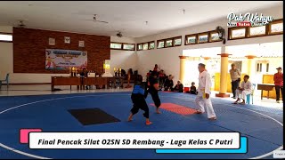 O2SN Pencak Silat SD 2023 Rembang Final  Laga Putri Kelas C