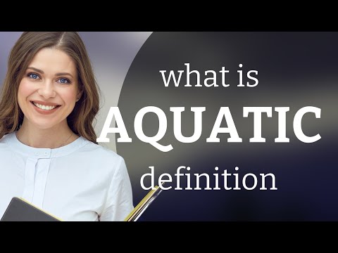 What Aquatic means?