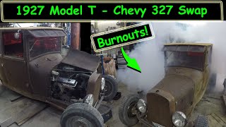 1927 Model T motor swap - Chevy 327 power!