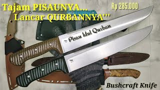 REVIEW - Pisau hunting, bushcraft, golok tebas/cacah, pisau sembelih hewan qurban, kitchen knife