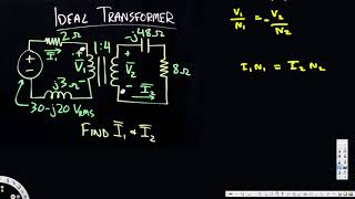Circuits I Example Using Ideal Transformer - Circuit Analysis