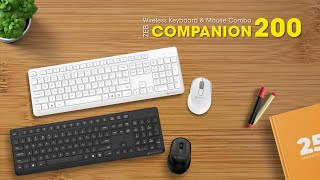 Zebronics | Zeb Companion 200 | Wireless Keyboard \u0026 Mouse Combo