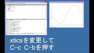 Emacsのgnuplot-modeのデモ