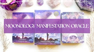 MOONOLOGY MANIFESTATION ORACLE CARDS 🌝 | Unboxing and Flip Through