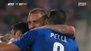 Graziano Pelle Goal Italy vs Scotland 1-0 29.5.2016