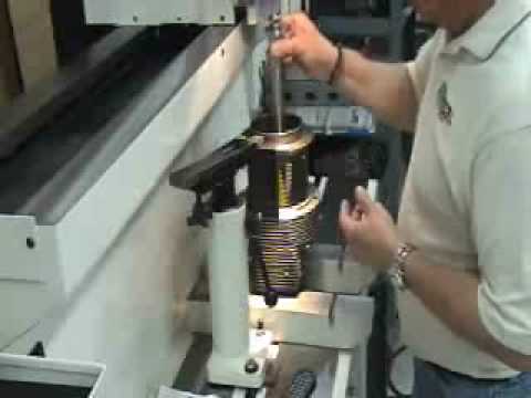 Rottler SG8 Machining Aircraft Cylinder Valve Seats - YouTube