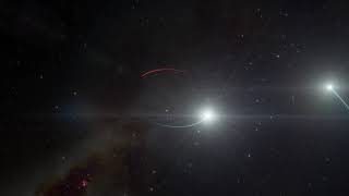 Artist’s Animation of a Triple System With the Closest Black Hole