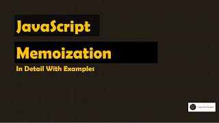 Memoization in JavaScript - Advanced JavaScript Interview Questions