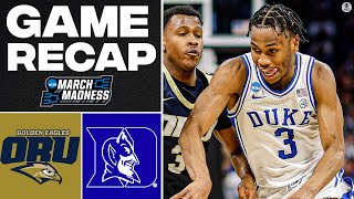 Duke DOMINATES Oral Roberts to Advance To Round of 32 in NCAA Tournament [FULL RECAP] | CBS Sports