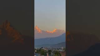 sun set in mountain ,Nepal #religion #song #travel #nepal #shorts #youtube #bageswori