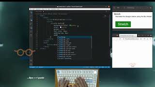 Basic HTML CSS | How to Code A Stretch Button | ASMR Programming