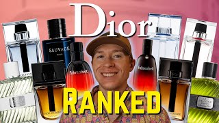 RANKING MY ENTIRE DIOR FRAGRANCE COLLECTION!