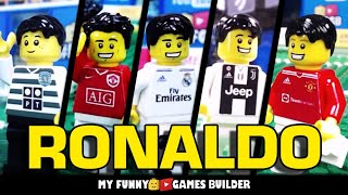 Life of RONALDO - Cristiano Ronaldo story from Sporting to Manchester United (2002-2022) in Lego