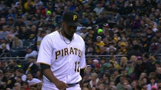 CIN@PIT: Nicasio fans his third batter in a row