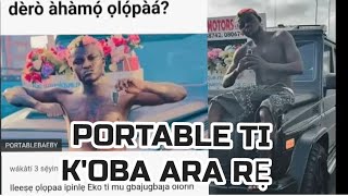 Non refundable! Portable in police custody | Portable lo k'oba ara ẹ | E wo iwe ti portable tọwọ bọ