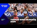 Gabby Thomas snatches dramatic 200m victory in London - Wanda Diamond League 2024