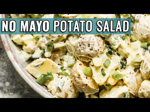 One simple substitution for creamy potato salad without mayonnaise