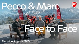 Pecco \u0026 Marc Face to Face 🎙️⚔️🎙️