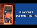 Funciones de un multimetro digital marca truper modelo MUT-33