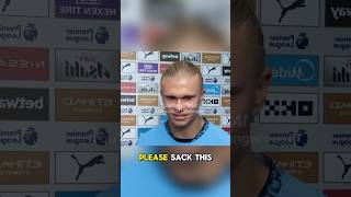 “Pep should be sacked” - Erling Haaland Post Match Interview - Crystal Palace 2-2 Manchester City