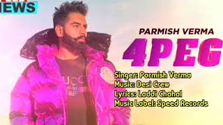 4 Yaar Lyrics (4 Peg) by Parmish Verma | T Music Lyrics