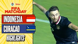 Highlights Indonesia VS Curacao Fifa Match Day
