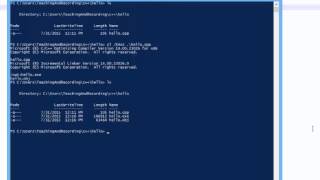 Powershell Compiling using cl in 1 step