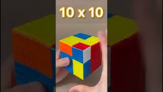 1×1 to 19×19 Rubik's cube#shortsviral #shortvideos #shorts