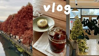 VLOG :: 가을과 겨울 중간의 일상. 다이어트도 해야하고 맛있는 것도 먹어야 하는🤍