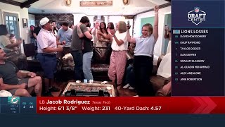 The Miami Dolphins Select Jacob Rodriguez with the 43rd Pick in the 2026 NFL Draft