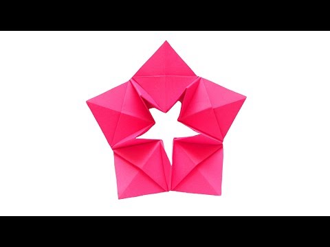 Звезда из бумаги ⭐Оригами Мастер класс Звезда из бумаги ⭐Оригами Мастер класс