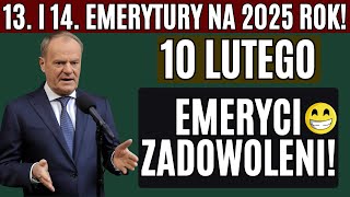 🔵 10 LUTEGO! EMERYCI ZADOWOLENI! 👉 ZUS OGŁOSIŁ SZCZEGÓŁY 13. I 14. EMERYTURY NA 2025 ROK! ✅