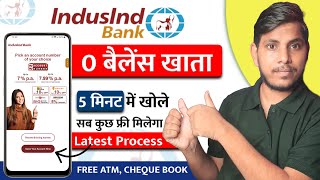 Indus Delite Zero Balance Savings Account 2025 | Indusind Bank Account Opening Online