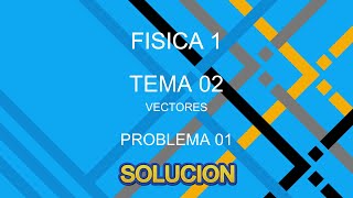 Vectores (Física) - Problema 01