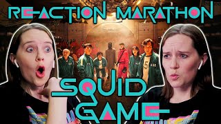 Squid Game | Season 1 Reaction Marathon | First Time Watching