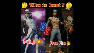 ||Free fire vs Pubg attitude video|| Pubg vs free fire new dialogue video#freefire#pubg