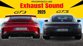 2025 Porsche 911 GT3 vs Carrera GTS T-Hybrid Exhaust Sound