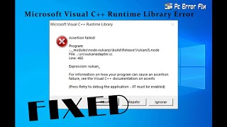 FIXED: Microsoft Visual C++ Runtime Library Error in Windows 11 & 10 | PC Error Fix
