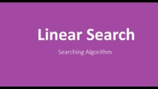 Linear Search in Java with working code (Hindi)